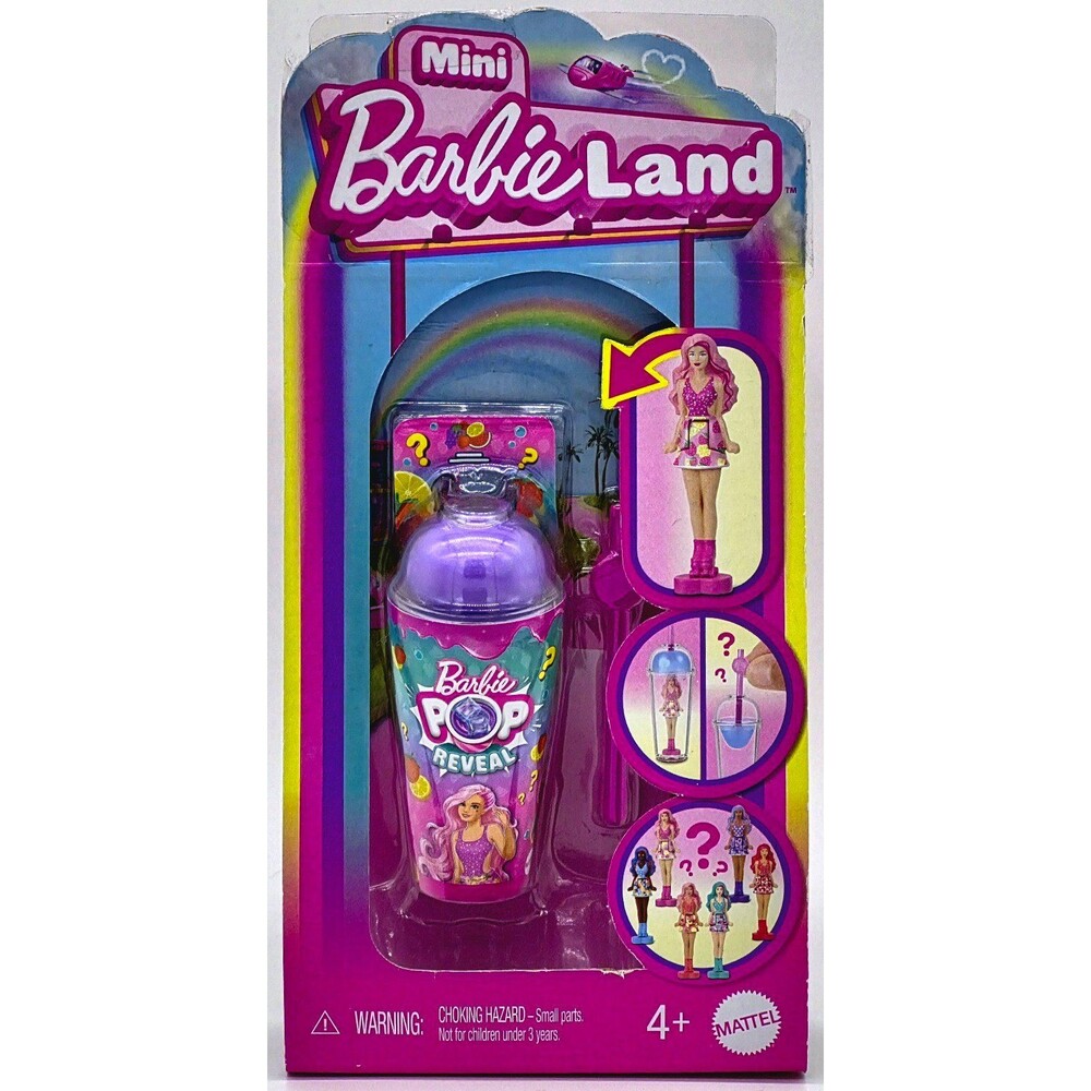 Mini BarbieLand Barbie Pop Reveal Mystery Doll Sealed Mattel 2024 NEW